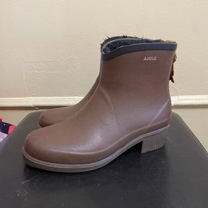 Aigle Miss Juliette Bottillon Rain Boots (Size 39)